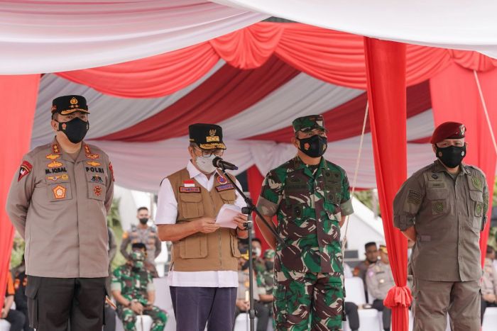 Pimpin Apel Kesiapsiagaan Penanggulangan Kebakaran Hutan dan Lahan, Ini Arahan Gubernur Riau