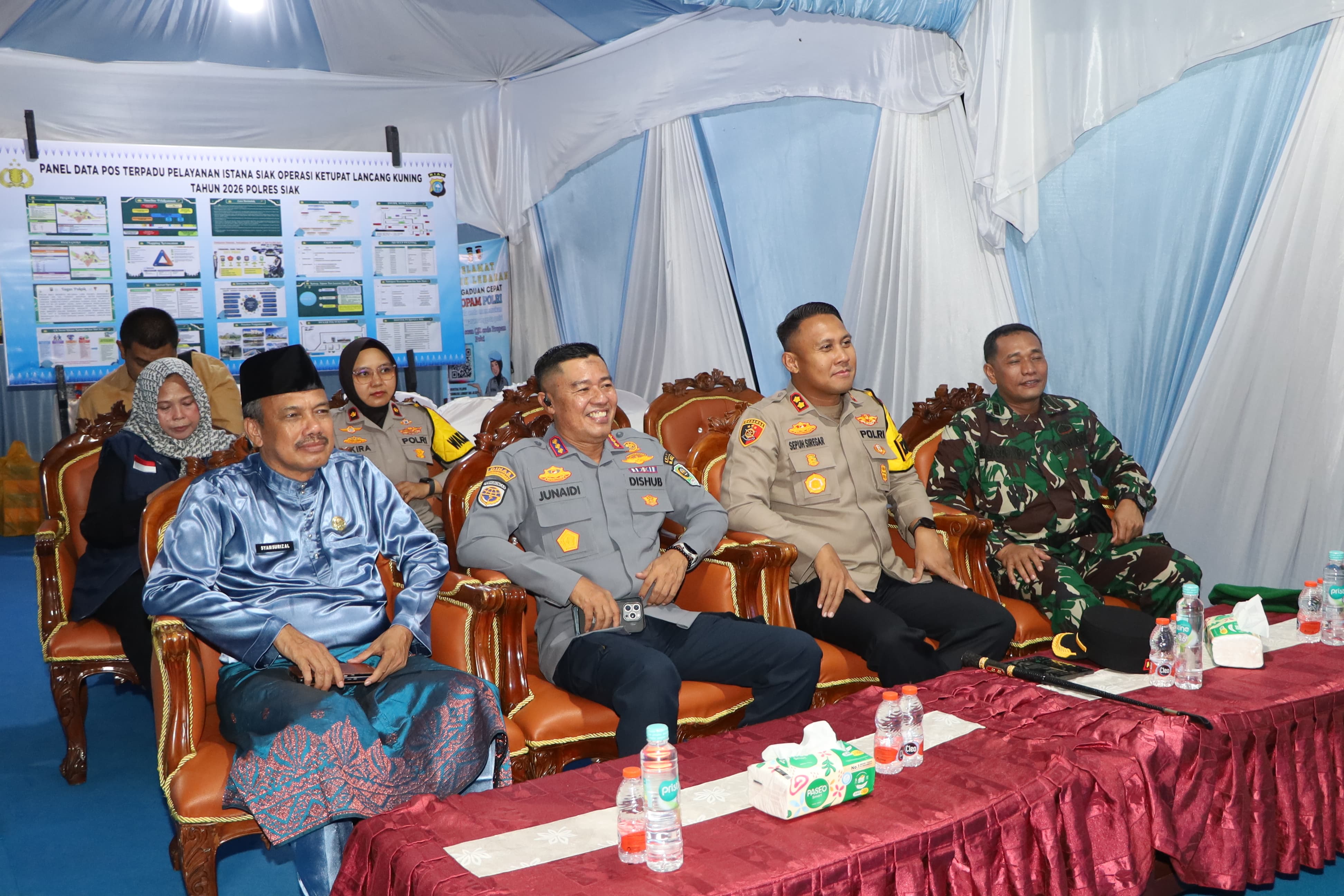 Kapolres Siak Ikuti Pemantauan Nasional Malam Takbiran, Pastikan Sitkamtibmas Kondusif