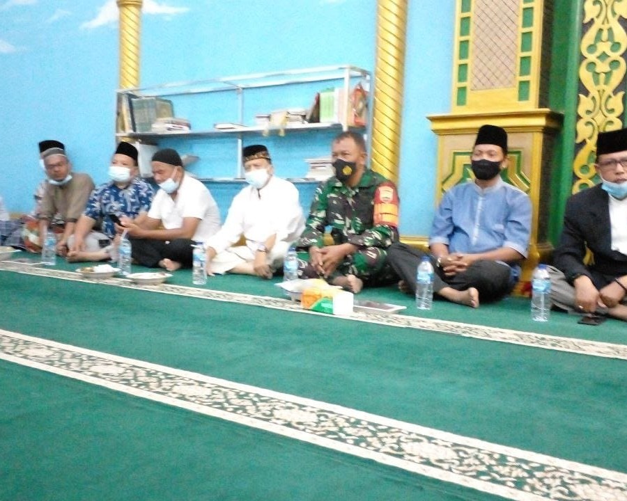 Babinsa Kodim 0301/PBR Hadiri Acara Peringatan Maulid Nabi Muhammad SAW Di Masjid Paripurna Al-Ikhwan