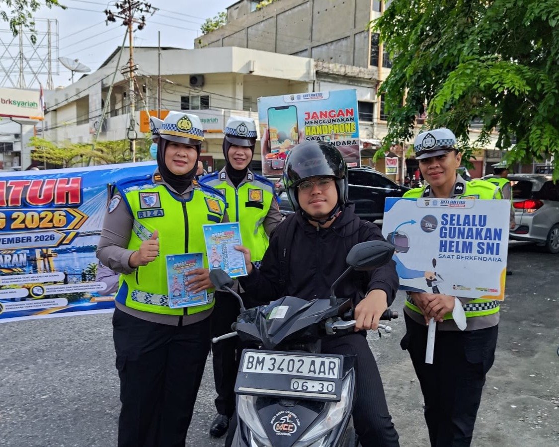 Hari Ketiga Operasi Patuh Lancang Kuning 2026, Tilang Naik 46 Persen