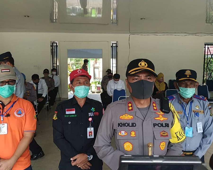 Kabupaten Kampar Gelar Apel Konsolidasi Pelaksanaan PSBB Untuk Penyamaan Persepsi Semua Unsur Pelaksana
