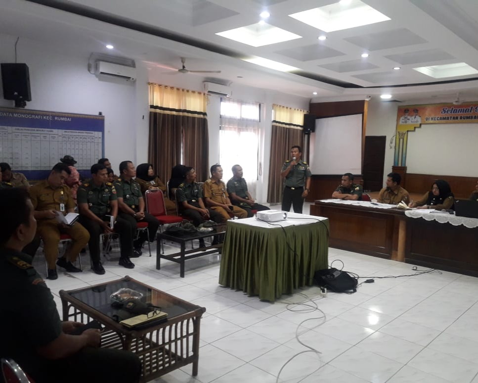 Dalam Rangka Giat Baksos Hari Juang TNI AD di Kecamatan Rumbai, Kodim 0301/Pekanbaru Melaksanakan Persiapan