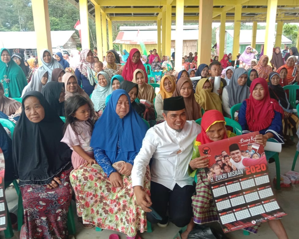Wakil Ketua DPRD Provinsi Riau Zukri Misran, Jemput Aspirasi Warga Desa Palas