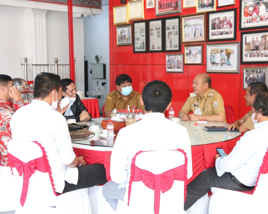 Bupati Taput Menerima Kunjungan Manager PLN UP 3 Sibolga