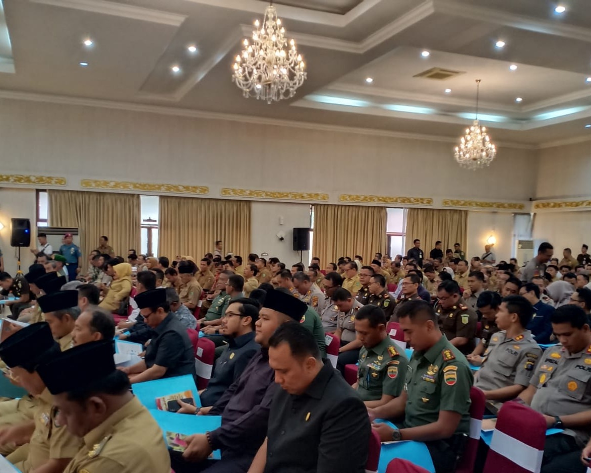 Dandim 0301/Pekanbaru Hadiri Acara Sosialisasi Percepatan Penyelesaian Kegiatan Tanah Obyek Reforma Agraria (TORA) di Provinsi Riau Tahun 2020 Menuju Pemerataan Ekonomi Riau Yang Berkeadilan