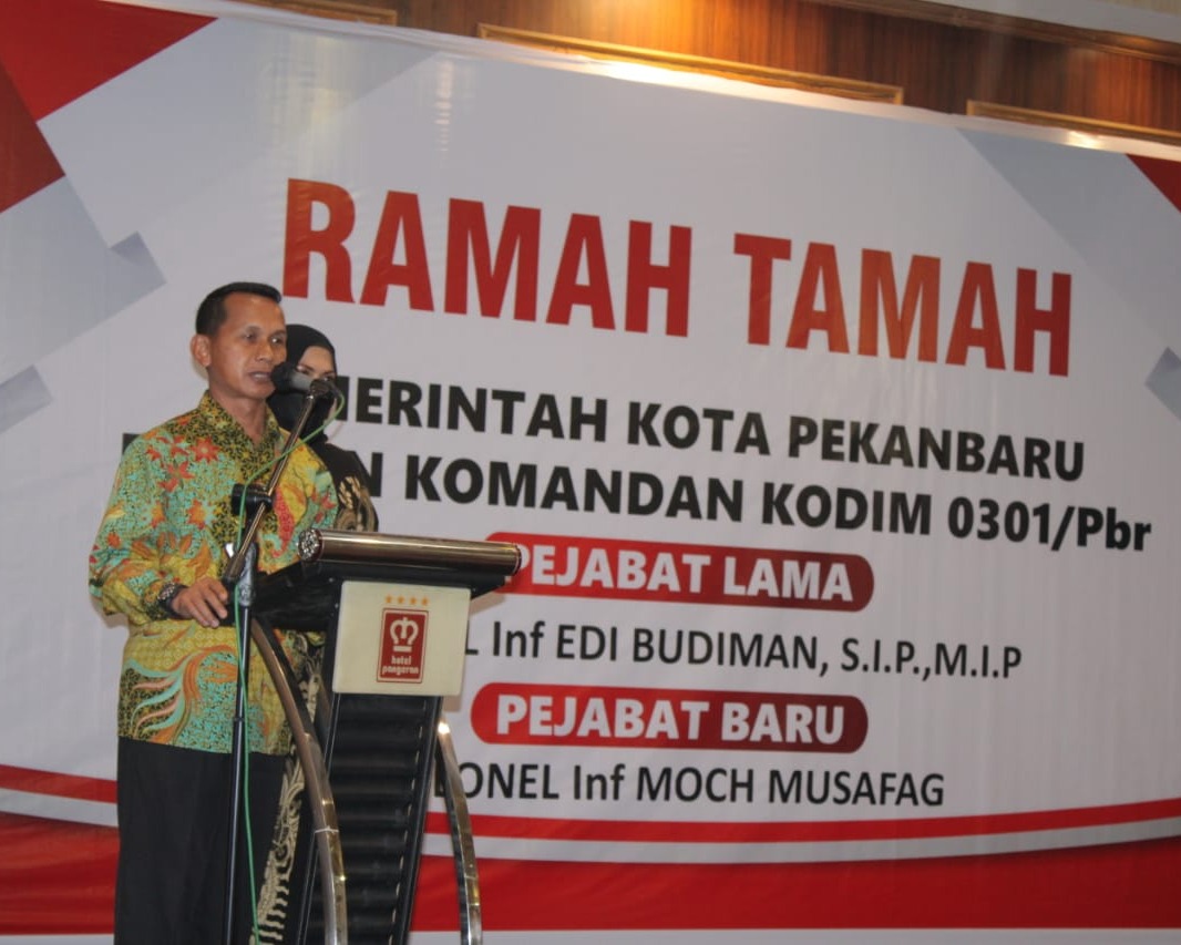 Acara Ramah Tamah Pemerintah Kota Pekanbaru Dengan Kodim 0301/PBR