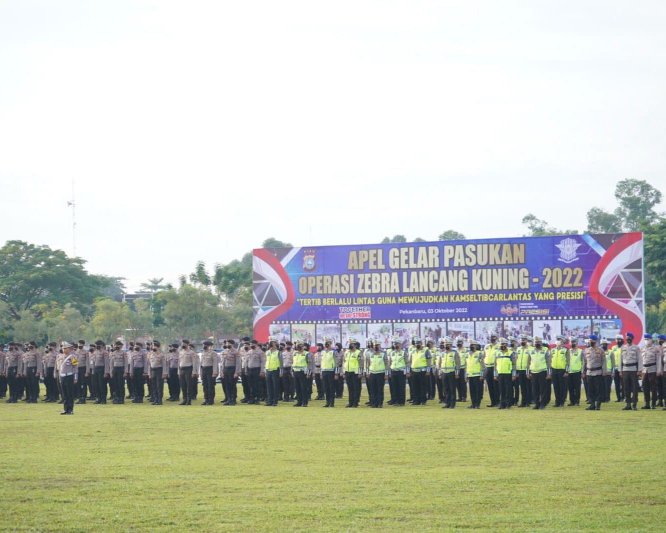 Penegasan Kapolda Riau Irjen Pol M Iqbal Pada Apel Gelar Pasukan Operasi Zebra Lancang Kuning 2022: Jangan Ada Perilaku Arogan