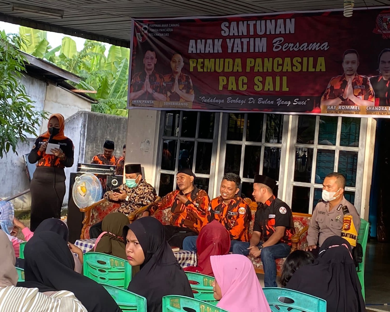 100 Anak Yatim Terima Bantuan Dari PAC Pemuda Pancasila Sail 