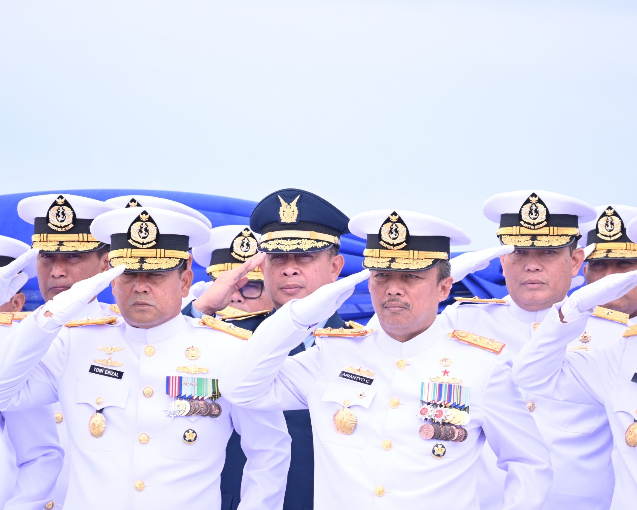 Hari Dharma Samudera Tahun 2026, Kaskodau I Tabur Bunga di Laut