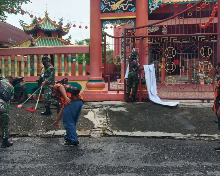 Sambut HUT Korem 031/WB Ke-63, Kodim 0301/Pekanbaru Gelar Karya Bakti