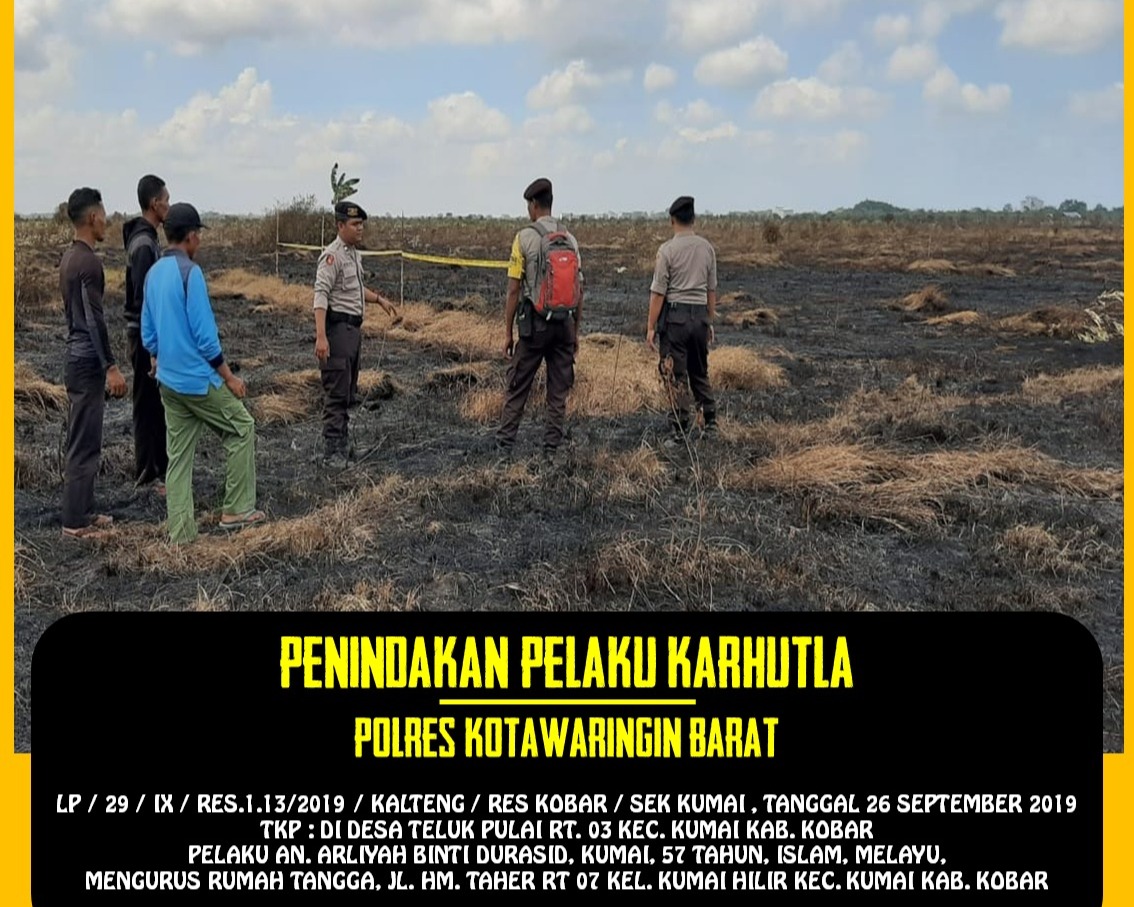 Lupa Padamkan Api, Nenek Paruh Baya Diciduk Polsek Kumai 