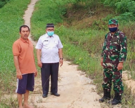 Pasiter Kodim 0301/PBR Tinjau Lokasi Wacana Lokasi Penentuan Usulan TMMD TA 2022