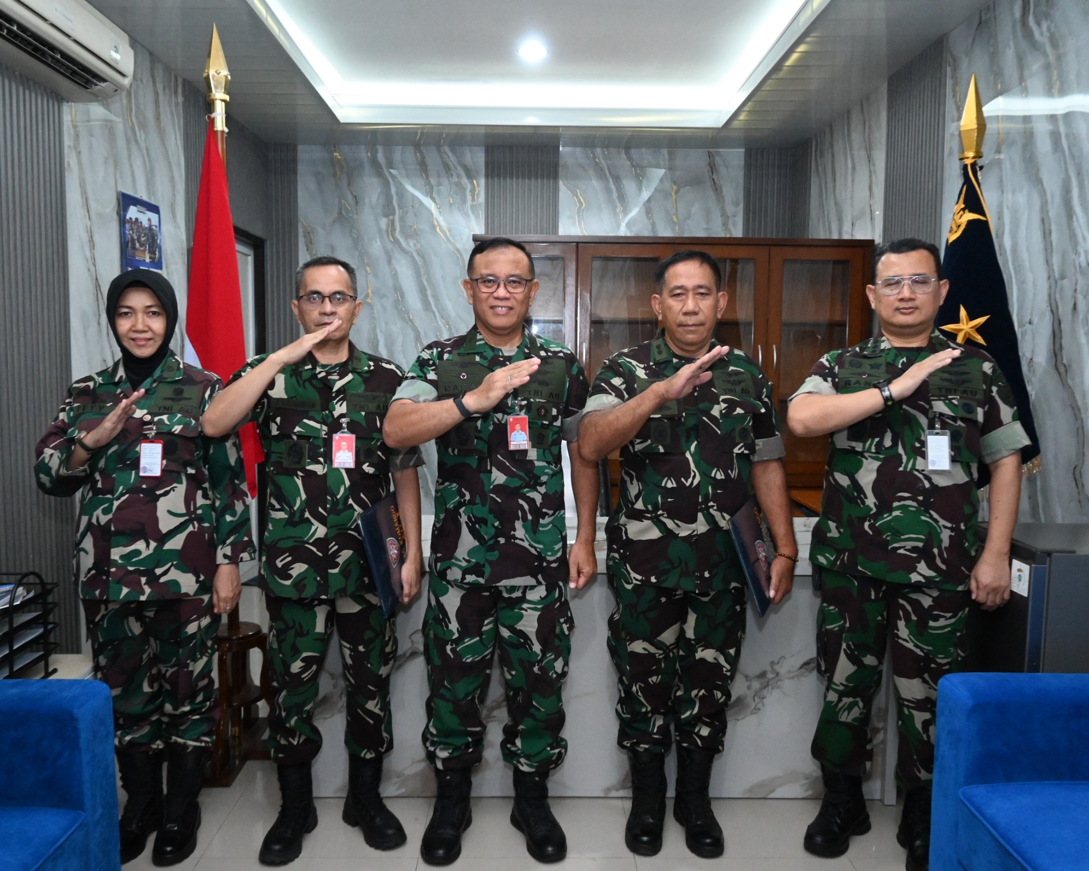Kapoksahli Kodau I Pimpin Serah Terima Jabatan Sahli Bidang Meteo Kodau I