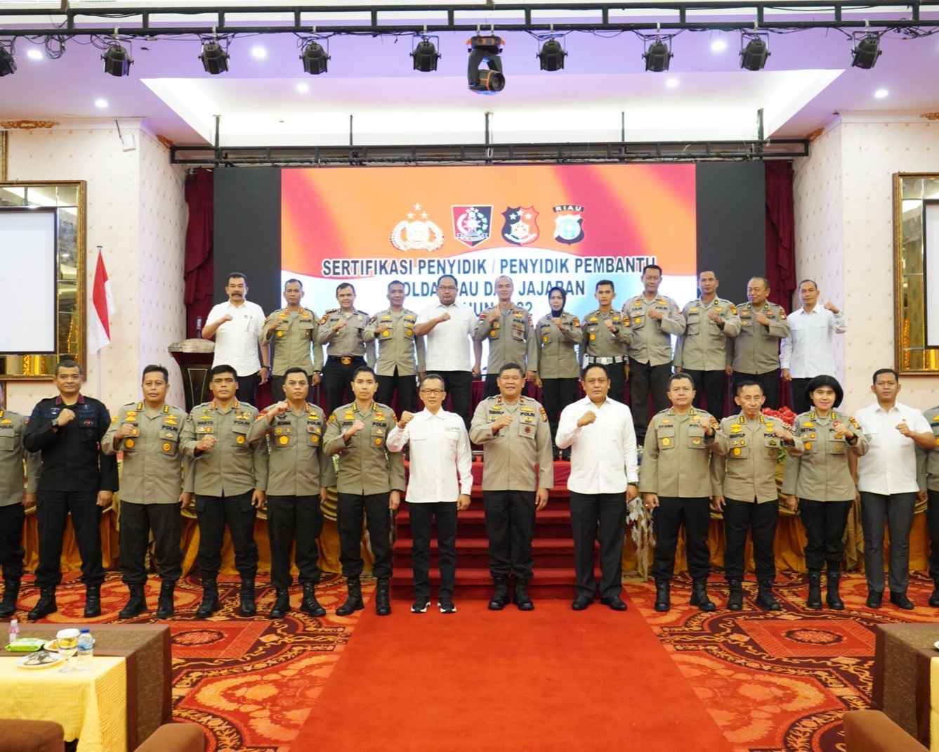 Undang Lembaga Sertifikasi Polri, Polda Riau Gelar Assesmen Uji Kompetensi Bagi Penyidik dan Penyidik Pembantu