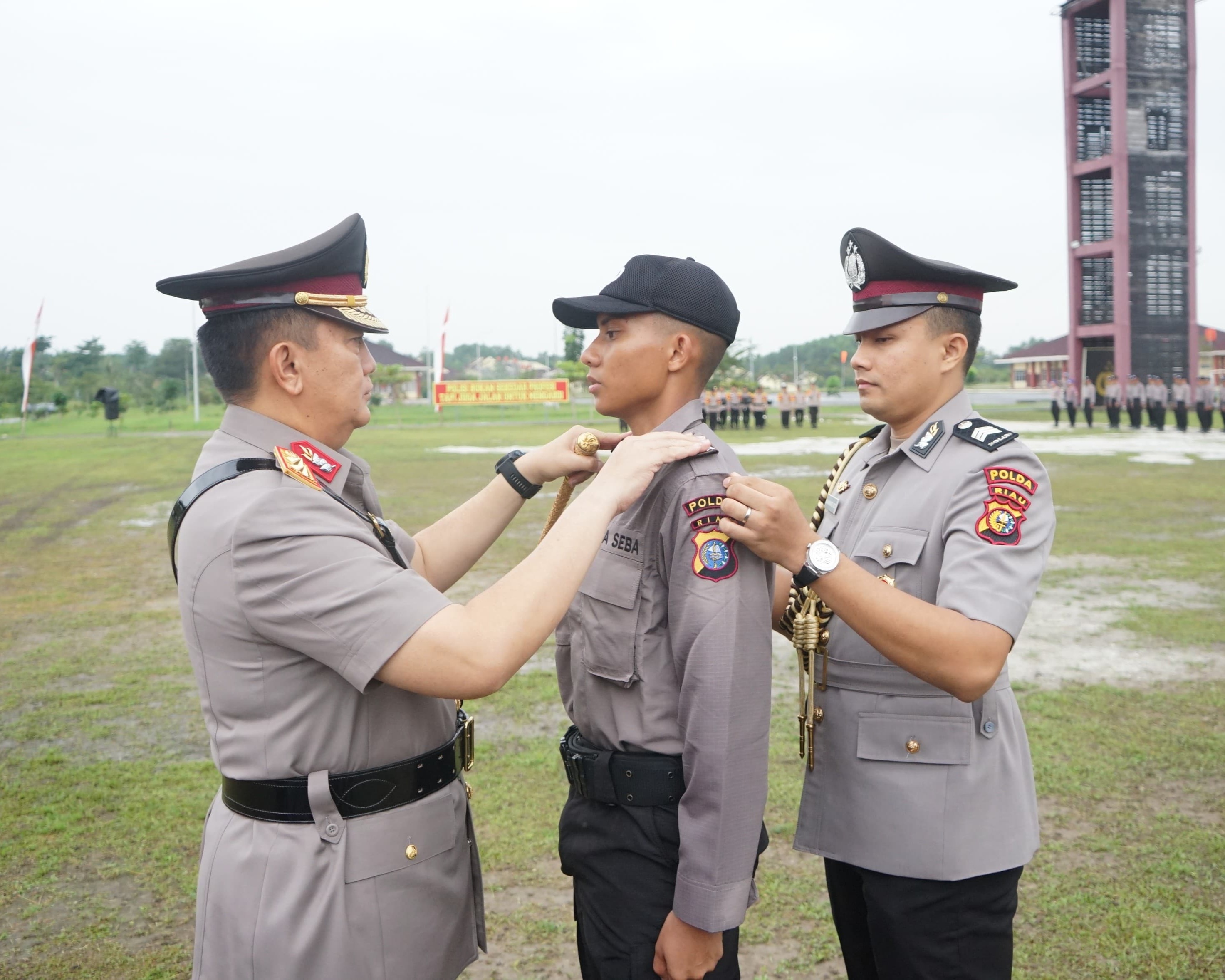 Kapolda Resmi Buka Pendidikan Pembentukan Bintara Polri Gelombang I Tahun 2024 di SPN Polda Riau