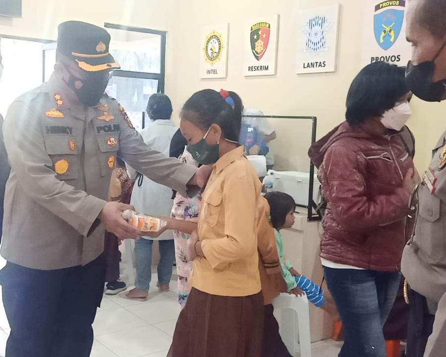 Polsek Sukajadi Kembali Gelar Vaksinasi Anak Usia 6-11 Tahun Dan Lansia Serta Vaksin Booster
