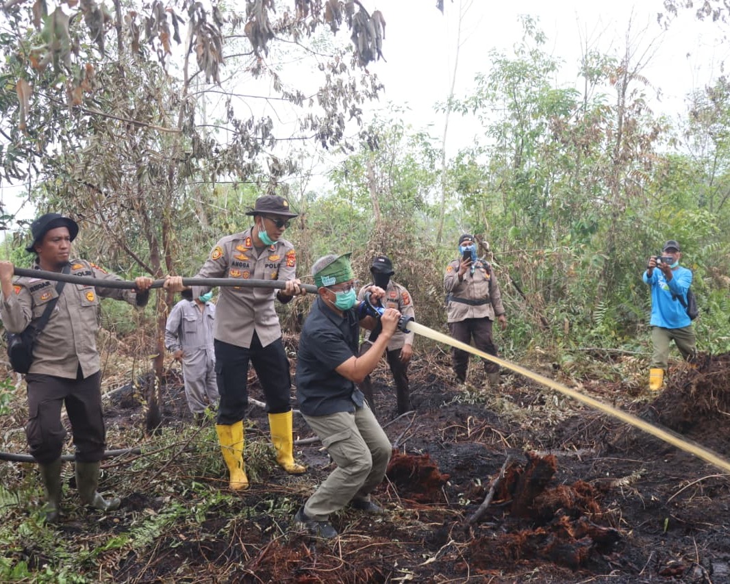 Kapolda Riau: Karhutla Dumai Mulai Terkendali, Kolaborasi Jadi Kunci