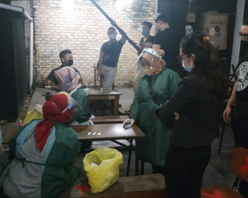 Tim Pemburu Teking Polsek Limapuluh Gelar Operasi Yustisi di Beberapa Pusat Kuliner
