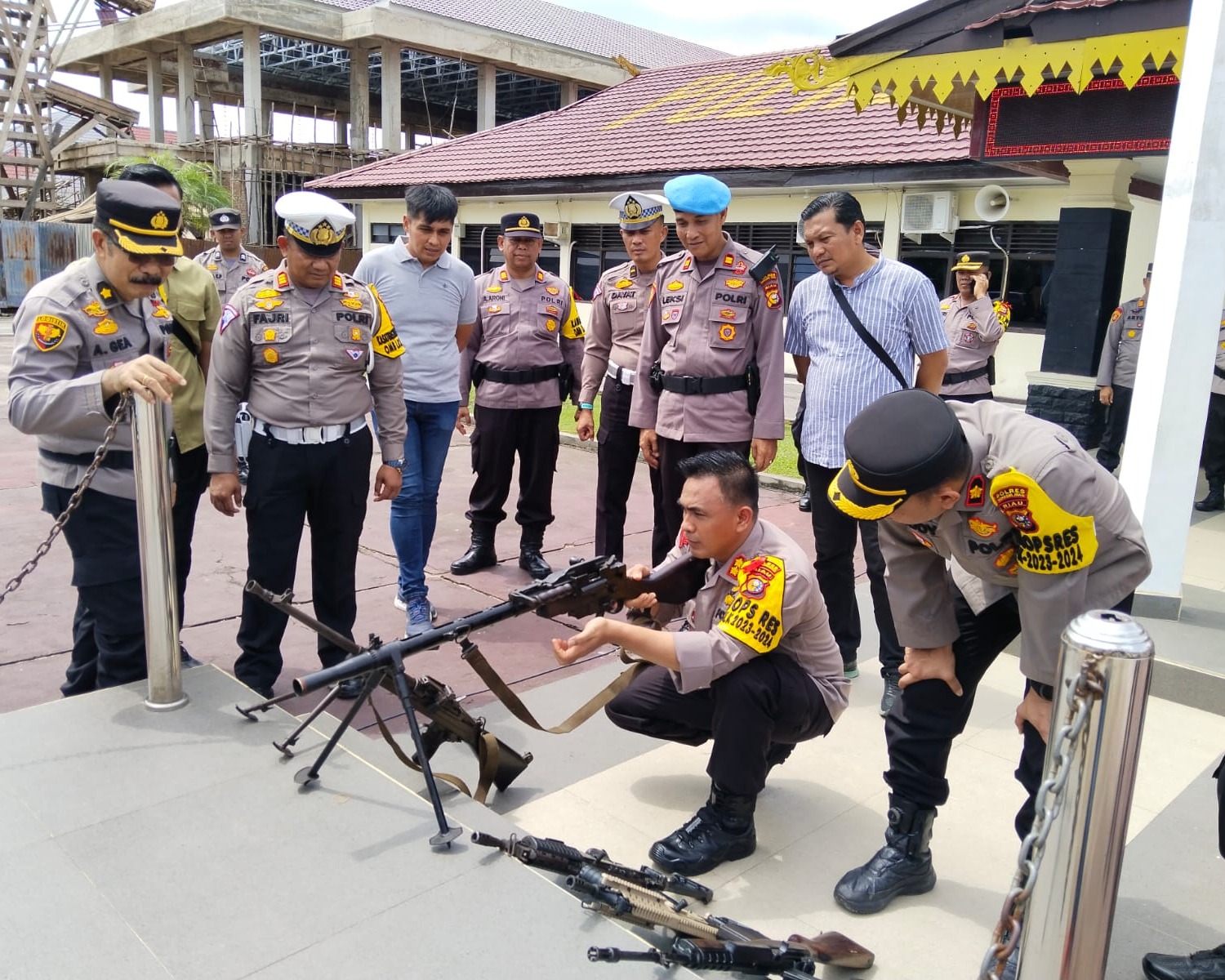 Pastikan Distribusi Logistik Pemilu Aman, Polres Inhu Gelar Pelatihan