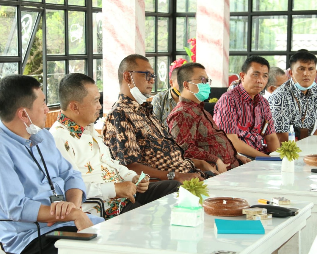 Bupati Taput Diskusi Percepatan Pembangunan Kabupaten Tapanuli Utara Bersama Dirut Bank Sumut