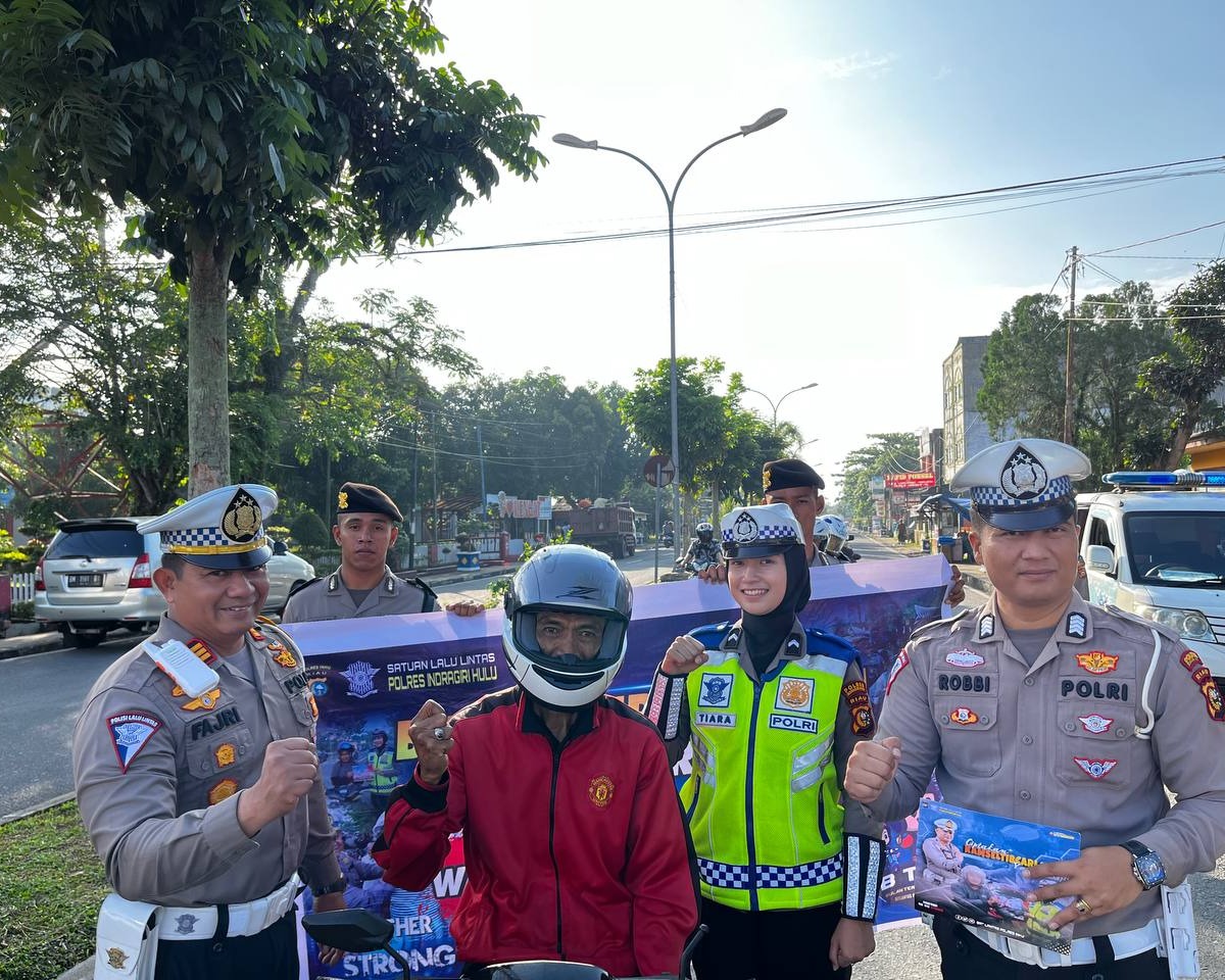 Bulan Tertib Helm (BTH) November Tahun 2023 Sukses, Kasat Lantas Polres Inhu Tegaskan Tertib Helm Terus Berlanjut