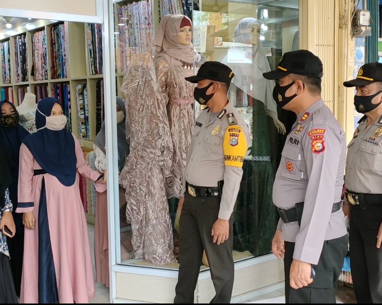 Selama Ops Lilin 2020, Jajaran Polres Kampar Tingkatkan Upaya Pendisiplinan Protokol Kesehatan