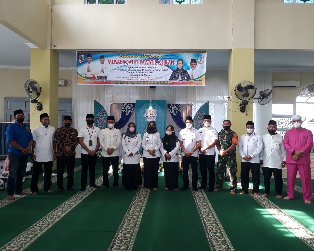 Babinsa Kodim 0301/PBR Hadiri Pembukaan MTQ Tingkat Kelurahan Sukajadi