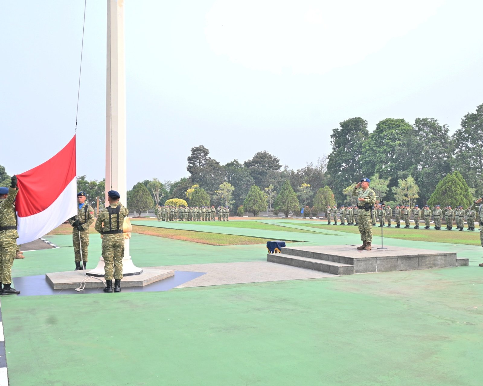Pangkodau I Pimpin Upacara Hari Sumpah Pemuda, Gaungkan Semangat  Patriotik, Gigih dan Berempati