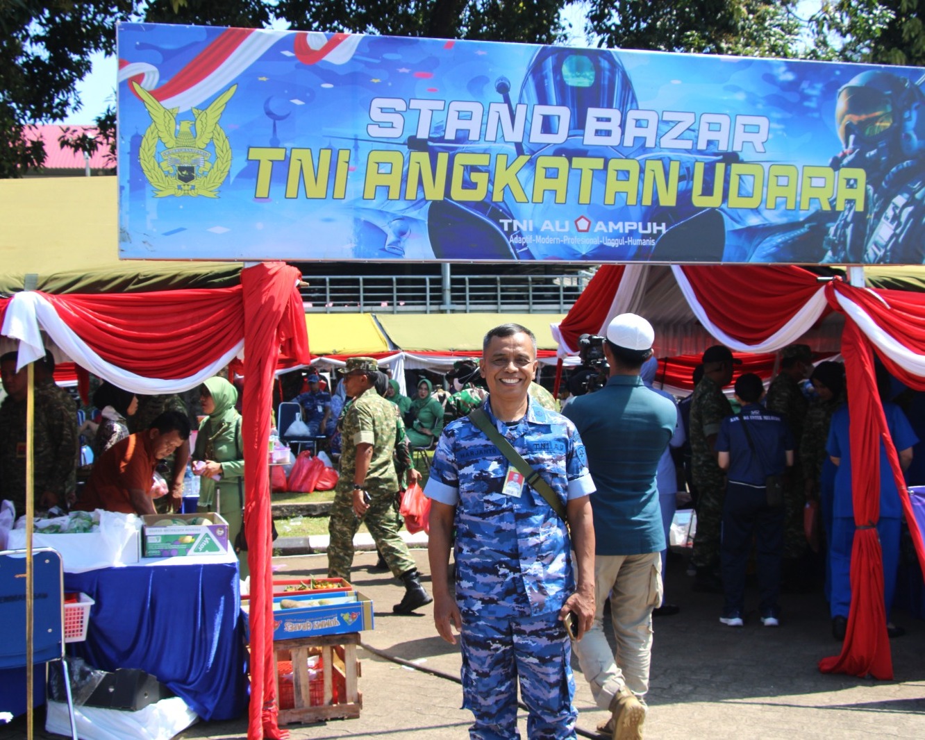 Pangkodau I Kerahkan Personel Makodau I Turut Menghadiri Bazar Ramadhan TNI