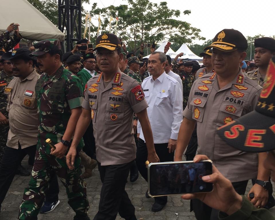 Kapolri: Saya Apresiasi Inovasi Polda Riau Serta Seluruh Forkopimda Provinsi Riau Cegah Dan Atasi Karhutla