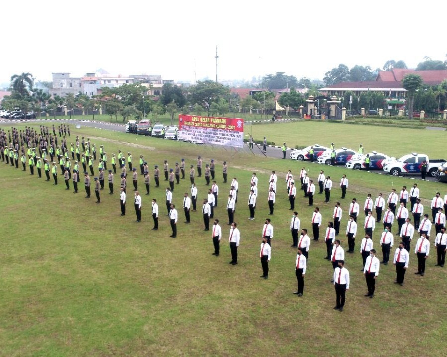 Pimpin Gelar Pasukan Operasi Zebra Lancang Kuning 2021, Kapolda Riau: Jalankan Misi dan Capai Tujuan Operasi Ini