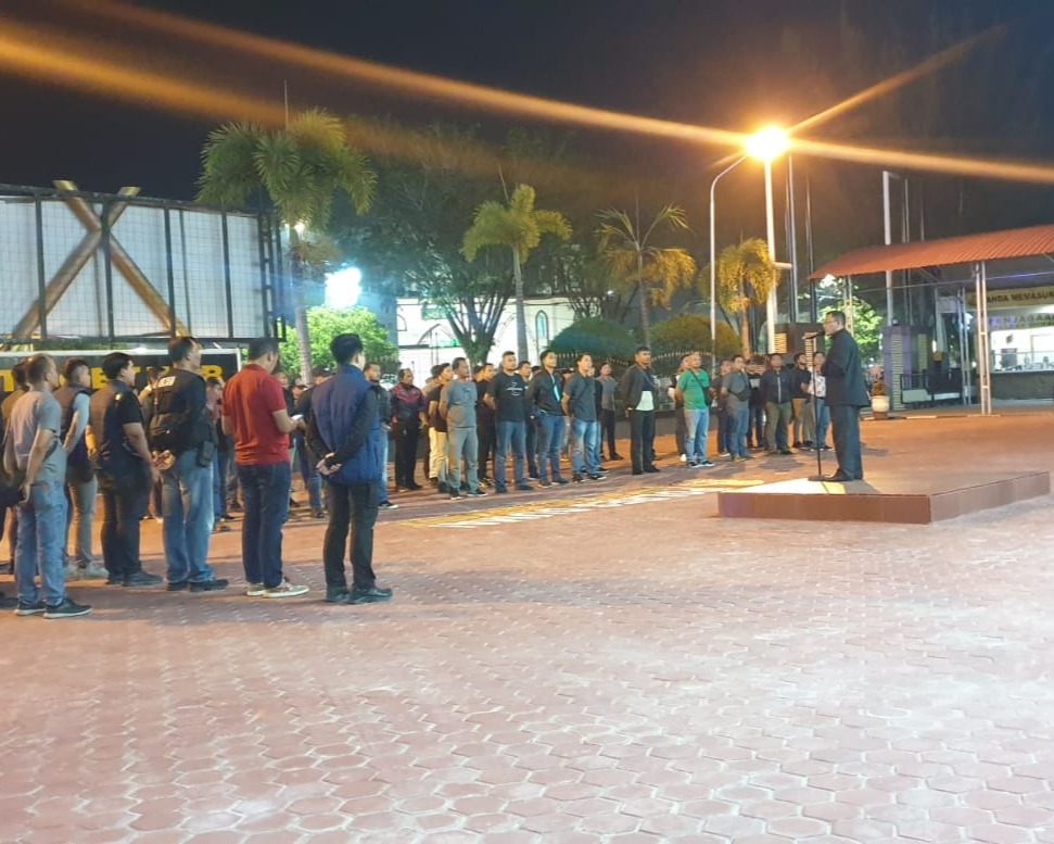 Antisipasi Berbagai Tindakan Kriminalitas, Polres Dumai Laksanakan Patroli Skala Besar