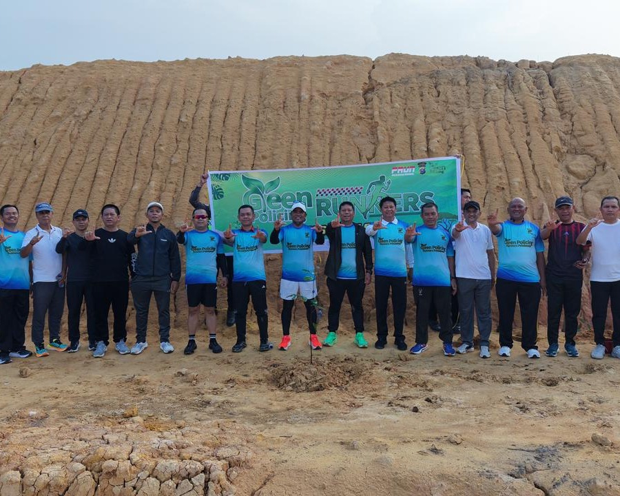 Kapolres Pelalawan Dan Bupati Zukri Tanam Pohon Bareng Forkopimda, Green Policing Tegakkan Lingkungan Lestari
