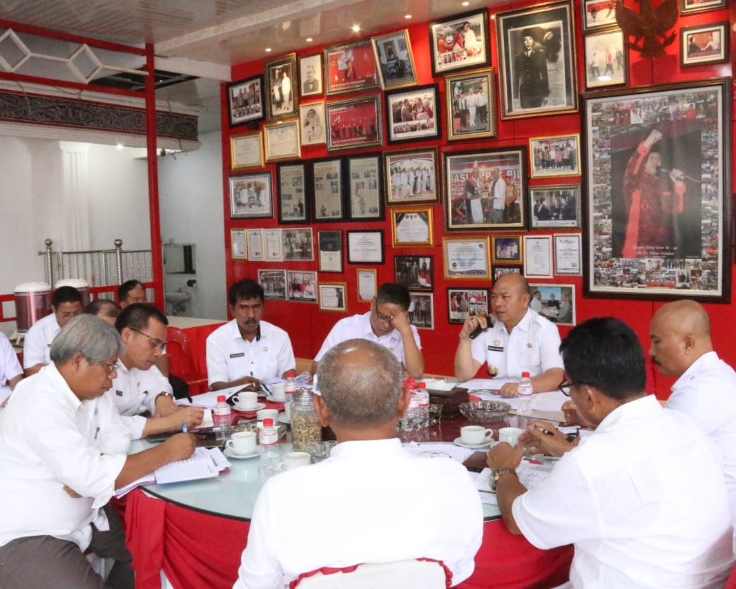 Bupati Pimpin Rapat Koordinasi Semester I TA 2023 di Lingkungan Pemerintah Kabupaten Tapanuli Utara