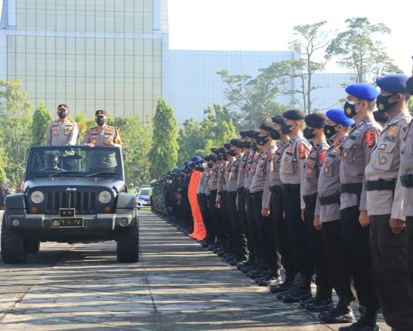 Gelar Pasukan Operasi Ketupat Lancang Kuning Tahun 2022, Polda Riau Terjunkan 3.083 Personel dan 57 Pos