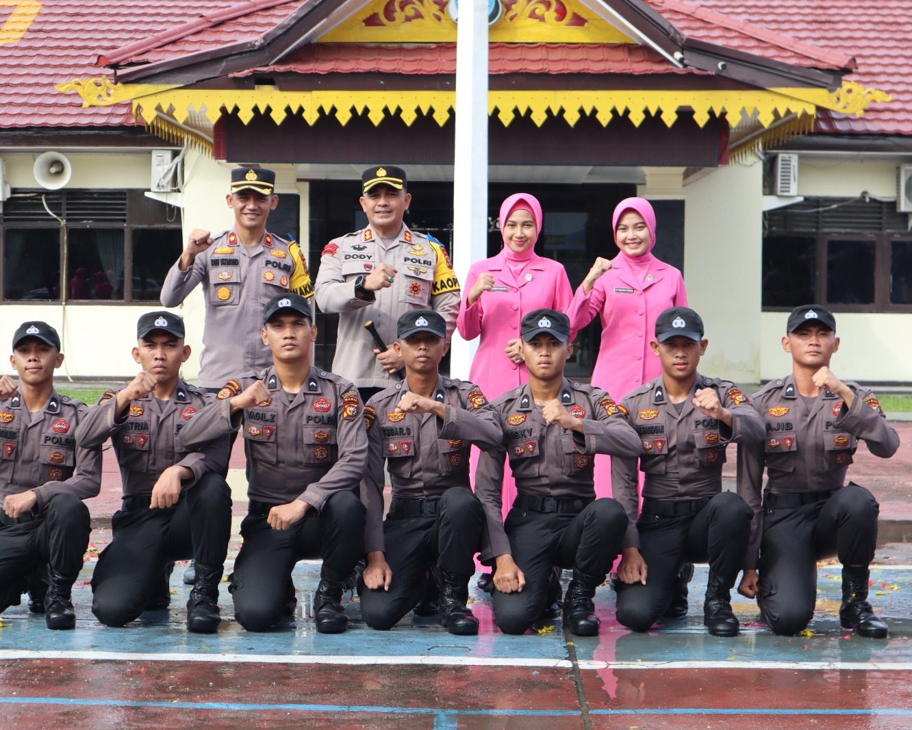 Apel Penyambutan dan Pembinaan Tradisi Bintara Remaja, Kapolres Inhu Sampaikan Pesan Kapolda Riau