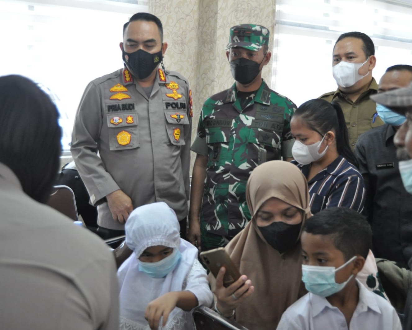 Polresta Pekanbaru Gelar Vaksinasi Merdeka Anak Massal, Kapolresta: Target Kita Hari Ini 1.000 Anak