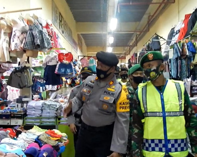 Satgas Pemburu Teking Covid-19 Kabupaten Kampar Lakukan Operasi Yustisi di Kota Bangkinang