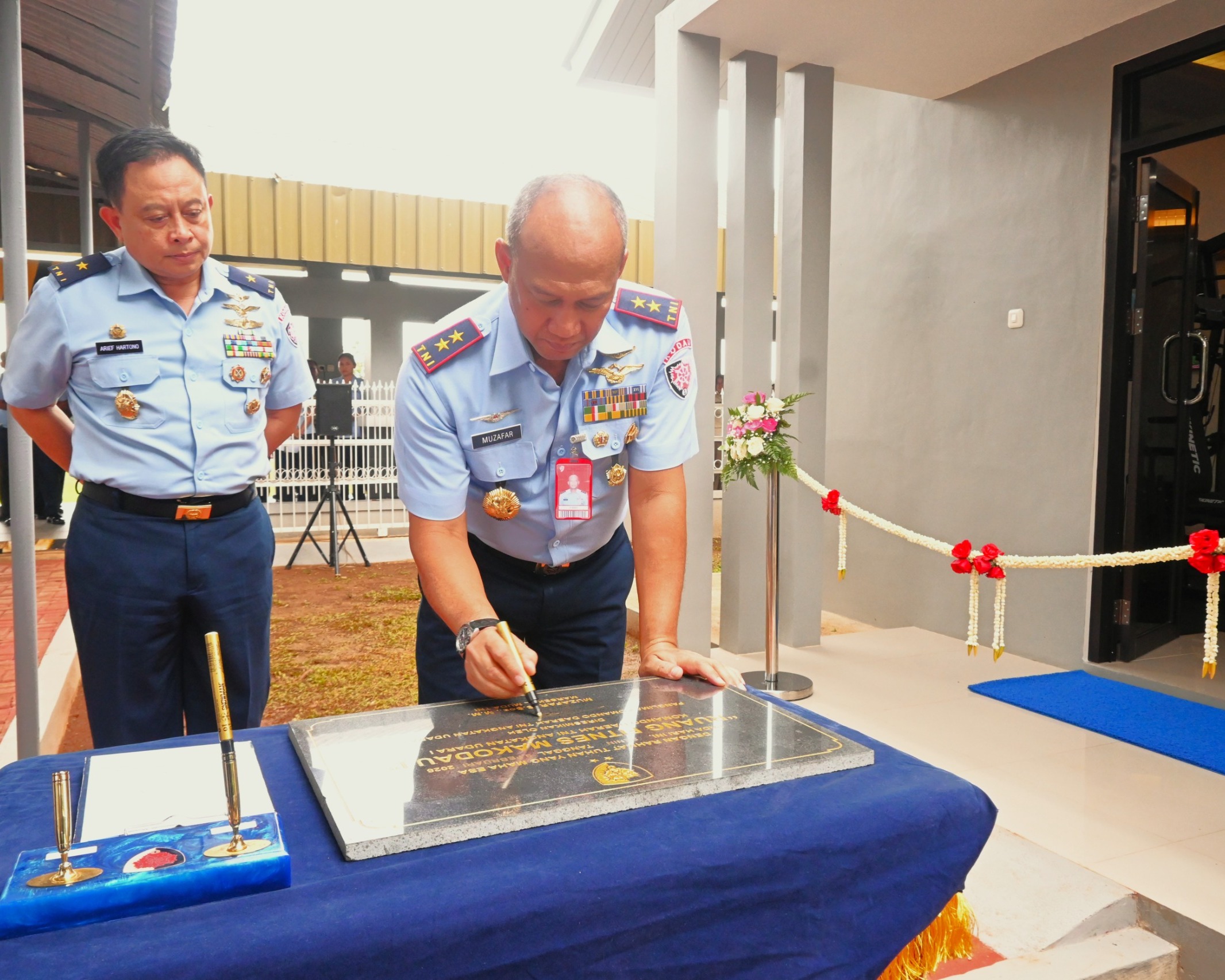 Pangkodau I Resmikan Fasilitas Fitnes Makodau I