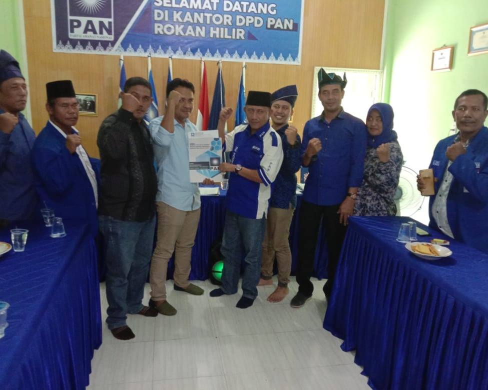 Afrizal Berharap Bisa Bersama Partai PAN, Maju Untuk Memimpin di Kabupaten Rokan Hilir