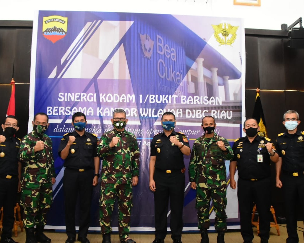 Pangdam I/Bukit Barisan Kunjungi DJBC Riau
