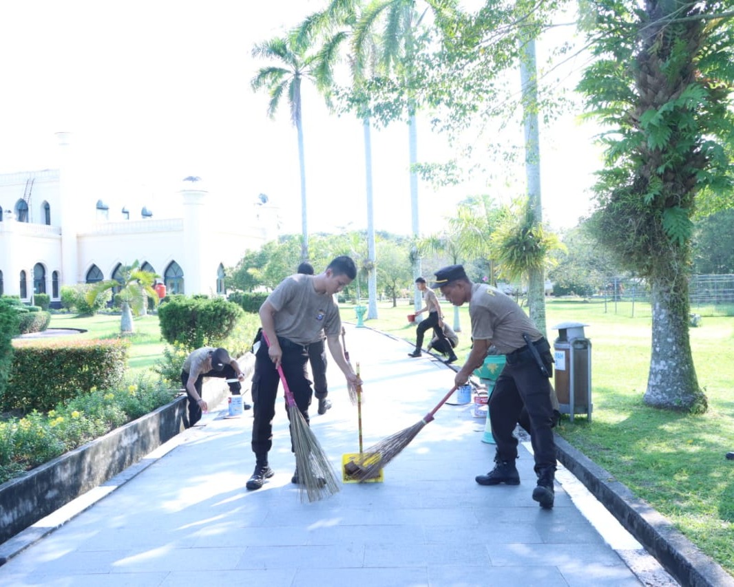 Revitalisasi Situs Budaya dan Religi Dalam Rangka Hari Bhayangkara Ke-77 Tahun 2023, Polres Siak Dapat Apresiasi Dari Tokoh-Tokoh Kabupaten Siak