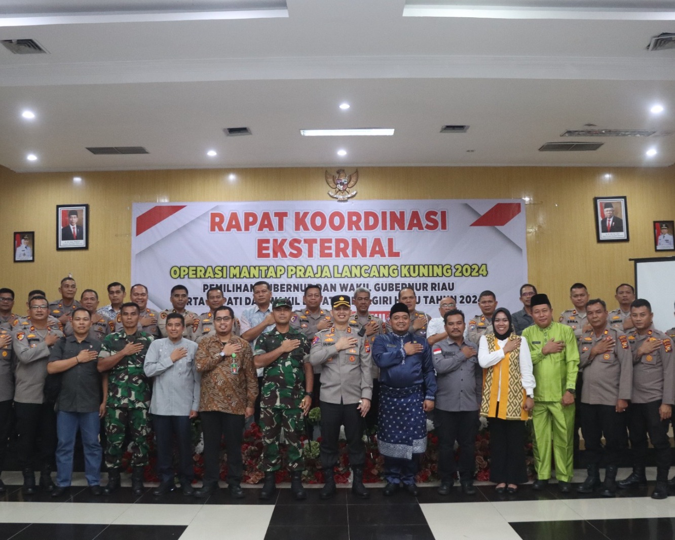 Jelang Operasi Mantap Praja Lancang Kuning 2024, Polres Inhu Gelar Rapat Eksternal, Ini Paparan Kapolres