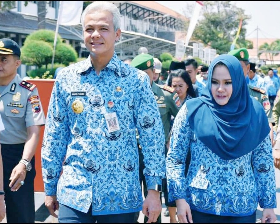 Ganjar Pranowo Resmikan Tansportasi BRT Semarang-Kendal