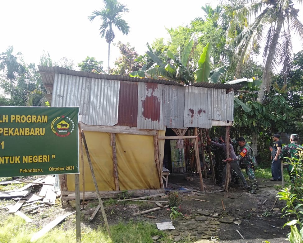 Program RTLH Kodim 0301/PBR Mulai Dikerjakan