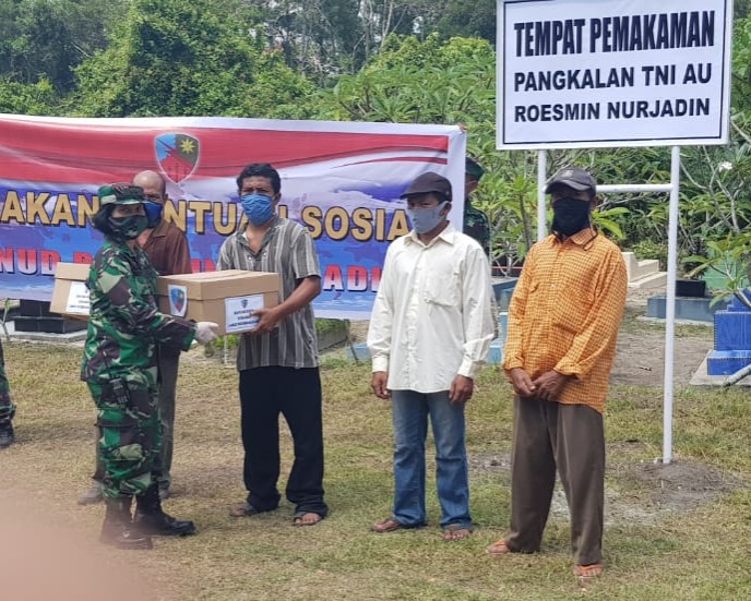Bersempena HUT Ke 69 Koopsau, Lanud RSN Adakan Kegiatan Amal