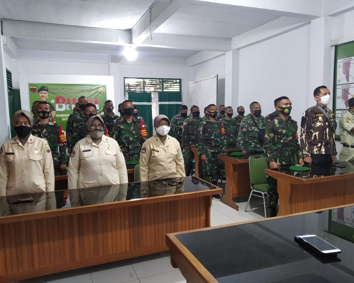 Kodim 0301/PBR Gelar Kegiatan Antisipasi Balatkom dan Paham Radikal Semester II Tahun 2020