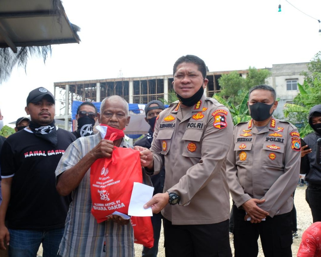 29 Tahun Pengabdian Alumni Akpol 1991 Gelar Kegiatan Baksos di Kota Pekanbaru