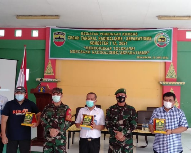 Kodim 0301/PBR Laksanakan Kegiatan Pembinaan Komsos Cegah Tangkal Radikalisme atau Separatisme di Rutan Sialang Bungkuk