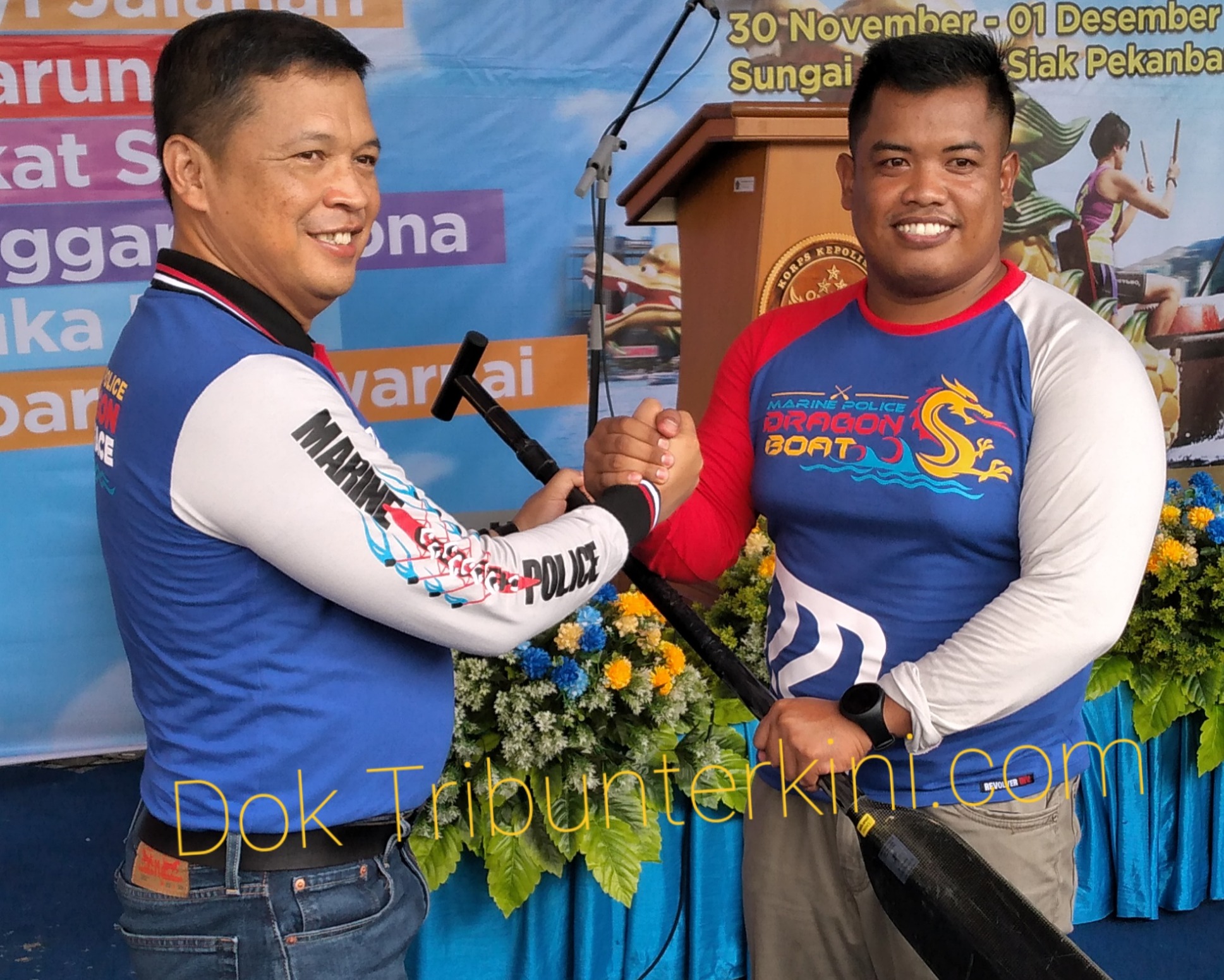 Dalam Memeriahkan HUT Polairud Ke 69, Kapolda Membuka Festival Dragon Boat Piala Kapolda Riau Cup 2019
